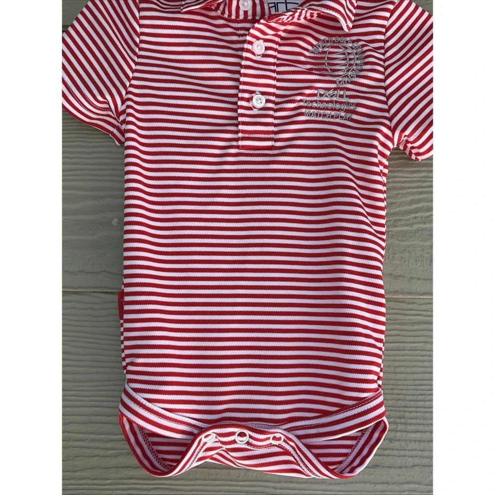 Garb Red/White Striped Outfit WORLD GOLF CHAMPIONSHIPS DELL MATCH PLAY Baby 0-3M